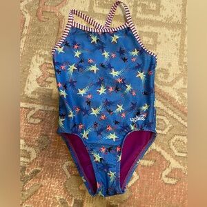 Dolfin Uglies Girls Size 8 Competitive Practice Swimsuit
